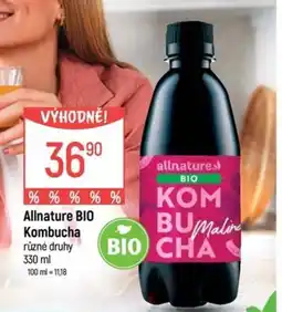 Globus Allnature BIO Kombucha nabídka