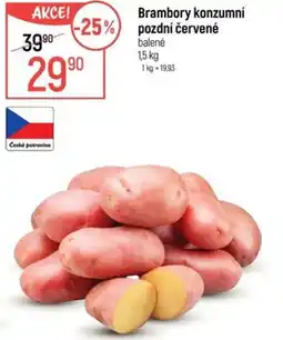Globus Brambory konzumní pozdní červené balené nabídka