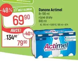 Globus Danone Actimel nabídka