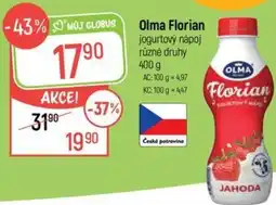 Globus Olma Florian jogurtový nápoj nabídka