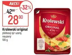 Globus Krolewski original plátkový sýr uzený, neuzený nabídka