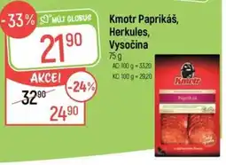 Globus Kmotr Paprikáš, Herkules, Vysočina nabídka