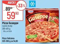 Globus Pizza Guseppe nabídka