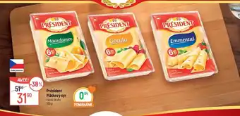 Globus Président Plátkový sýr nabídka