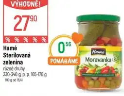 Globus Hamé Sterilovaná zelenina nabídka