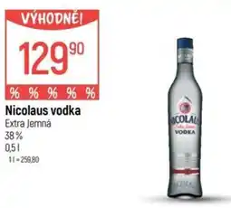 Globus Nicolaus vodka nabídka