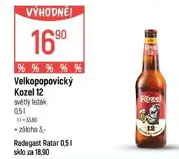 Globus Velkopopovický Kozel 12 nabídka
