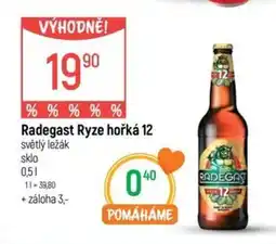 Globus Radegast Ryze hořká 12 nabídka