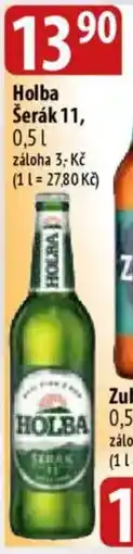Bala HOLBA Šerák 11 nabídka