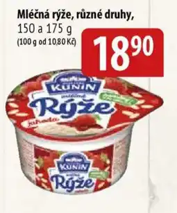 Bala Mléčná rýže, různé druhy nabídka