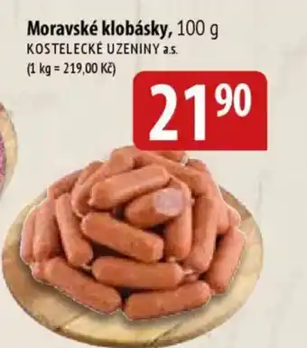 Bala Moravské klobásky nabídka