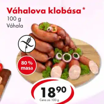 CBA Váhalova klobása nabídka