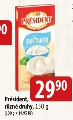 Bala PRÉSIDENt Různé druhy nabídka