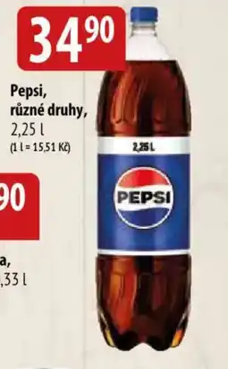 Bala PEPSI Různé druhy nabídka