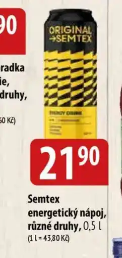 Bala SEMTEX Energetický nápoj, různé druhy nabídka