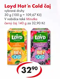 CBA Loyd Hot 'n Cold čaj nabídka