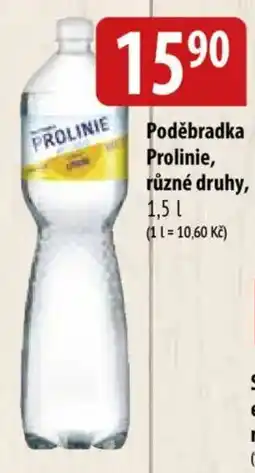 Bala Poděbradka prolinie, různé druhy nabídka