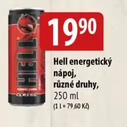 Bala HELL Energetický nápoj, různé druhy nabídka