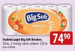 Bala Toaletní papír big soft broskev nabídka