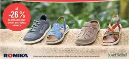 Globus Na vybranou obuv značky josef seibel a romika nabídka