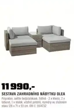 OBI Sestava zahradního nábytku olea nabídka