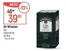 Globus Sir Winston čaj nabídka