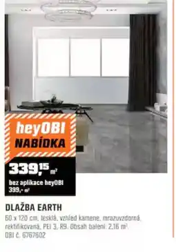 OBI Dlažba earth nabídka