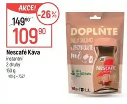 Globus Nescafé Káva instantní nabídka