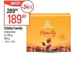 Globus Tchibo Family mletá káva nabídka