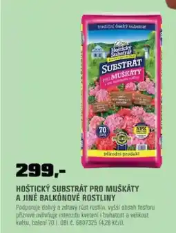 OBI HOŠTICKÝ SUBSTRÁT Pro muškáty a jiné balkónové rostliny nabídka