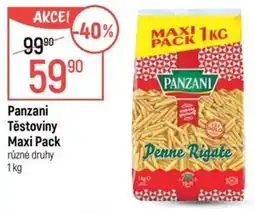 Globus Panzani Těstoviny Maxi Pack nabídka