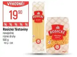 Globus Rosické Těstoviny nabídka