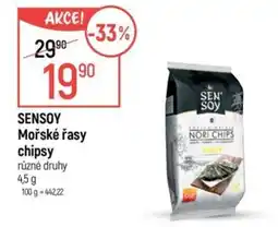Globus SENSOY Mořské řasy chipsy nabídka