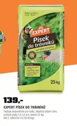 OBI EXPERT Písek do trávníků nabídka