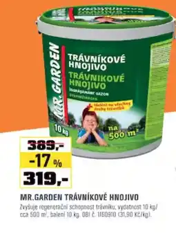 OBI MR. GARDEN Trávníkové hnojivo nabídka