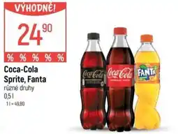 Globus Coca-Cola Sprite, Fanta nabídka