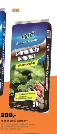 OBI Zahradnický kompost nabídka