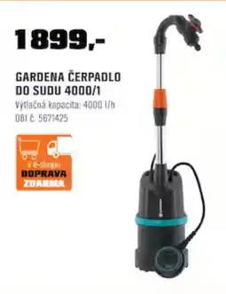 OBI Gardena čerpadlo do sudu 4000/1 nabídka