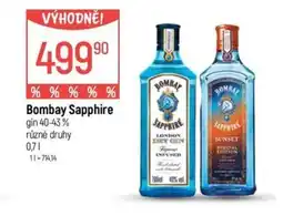 Globus Bombay Sapphire nabídka