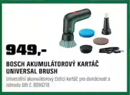 OBI BOSCH Akumulátorový kartáč universal brush nabídka