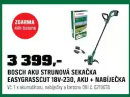 OBI BOSCH Aku strunová sekačka easygrasscut 18v-230, aku + nabíječka nabídka