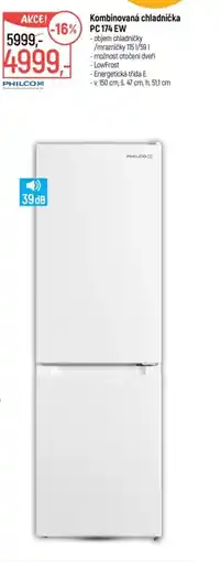 Globus Kombinovaná chladnička PC 174 EW nabídka