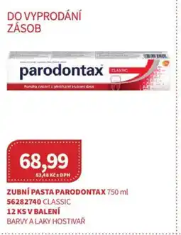 Kubík potraviny Zubní pasta Parodontax nabídka
