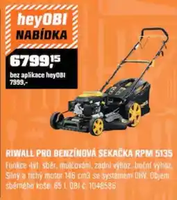 OBI Riwall pro benzínová sekačka rpm 5135 nabídka