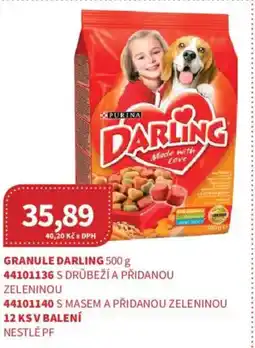 Kubík potraviny Granule Darling nabídka