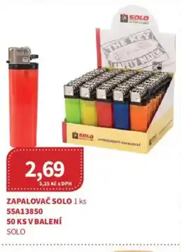 Kubík potraviny Zapalovač Solo nabídka
