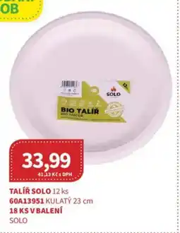 Kubík potraviny Talíř Solo nabídka