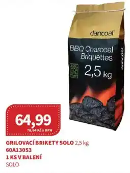 Kubík potraviny Grilovací brikety Solo nabídka