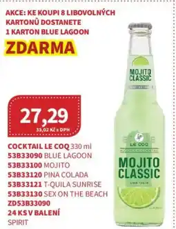 Kubík potraviny Cocktail Le Coq nabídka