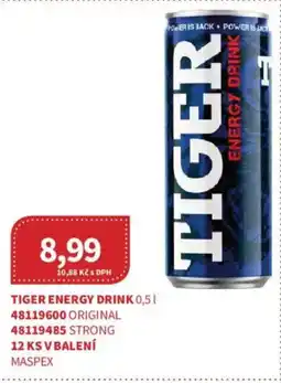 Kubík potraviny Tiger Energy drink nabídka
